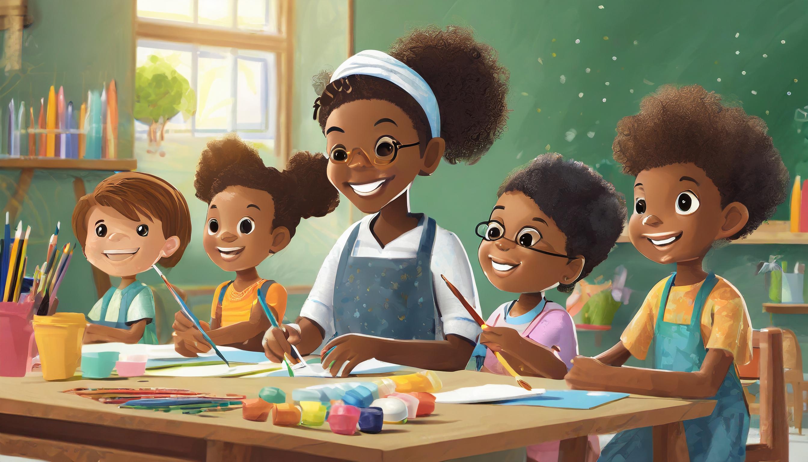 Gen AI Visual Art for Kids