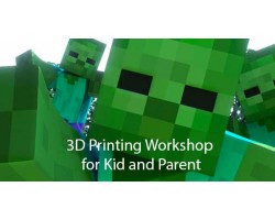 3D Printing Workshop for Kid and Parent in Singapore for School Holiday - 3D Design, 3D Printer, 3D Models, TinkerCAD